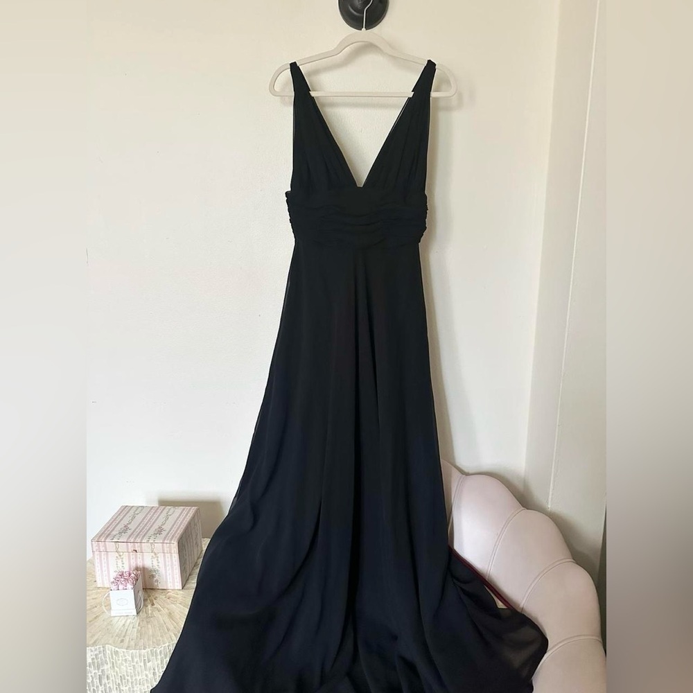 Black 90s Y2K Vintage Maxi Dress